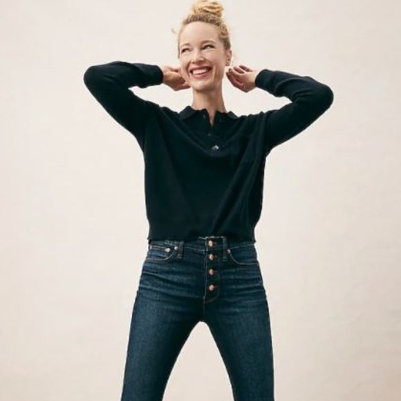 J Crew Collared Oversize Cashmere Sweater - Picture 7 of 8